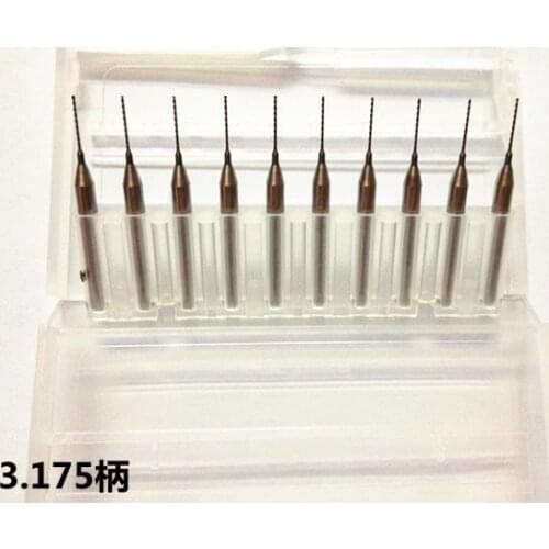 OZE19921102 1pc Drill Bits 0.1/0.20.3/0.4/0.5/0.6/0.7/0.8/0.9/1.0/1.1/1.2/1.3/1.4/1.5/1.6/2mm Shank Diameter 1/8 inch 3.175mm