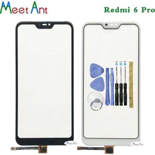 High Quality 5.84'' For Xiaomi Mi A2 Lite / For Redmi 6 Pro Touch Screen Digitizer Sensor Outer Glass Lens Panel