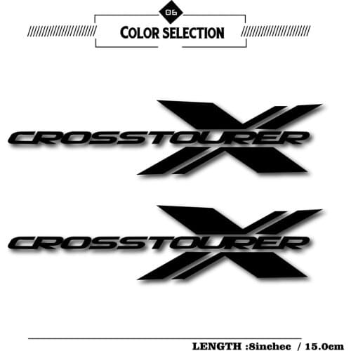 2 X new motorcycle bicycle fuel tank sticker body sticker helmet LOGO applique for Honda crosstourer x 1200 HONDA CROSSTOURER