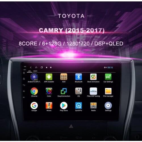 Car DVD For Toyota Camry(2015-2017) Middle East American Car Radio Multimedia Video Player Navigation GPS Android9 Double Din