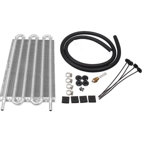 Car Condenser 6 P Tube and Fin Transmission Cooler Air Conditioning Tube Belt Condenser Aluminum Oil Cooler