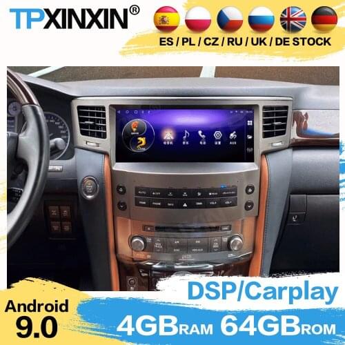 Carplay Car Radio Stereo Receiver Android 10 For Lexus LX570 2007 2008 2009 2010 2011 2012 2013 2014 2015 GPS Player Head Unit