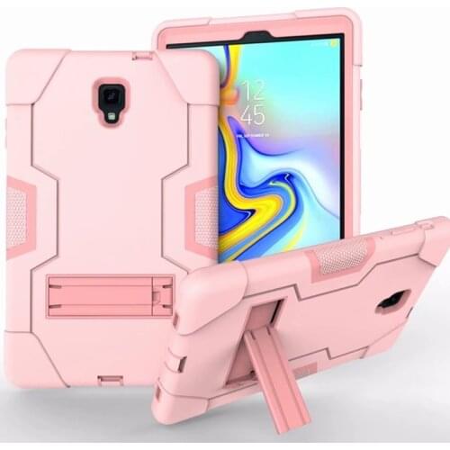 Case For Samsung Galaxy Tab S4 2018 10.5'' T830 T835 SM-T835 Cover Coque Kids Safe Rubber Silicone Shockproof Armor Stand Case