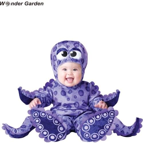 Wonder Garden Infant Toddler Baby Tiny Tentacles Octopus Sealife Halloween Cosplay Dress-up Costume