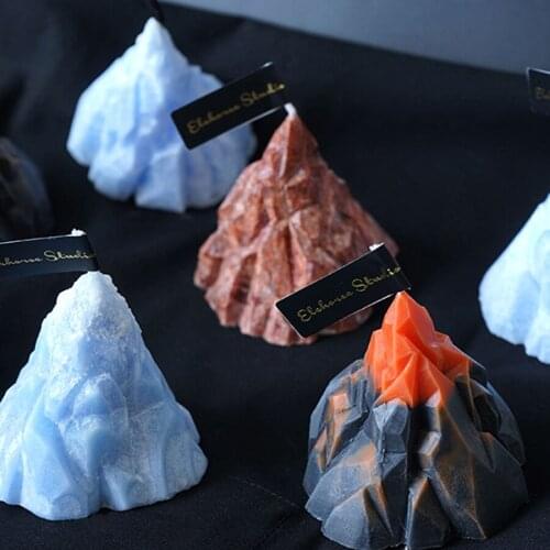 Decorative Handmade Candles Scented Crafts Weding Decoration Bougies Velas a Pilas Ice Fete Candle Kaars Candle Candles 50KO310