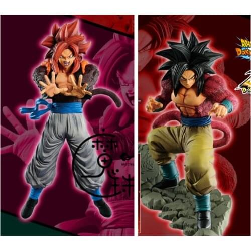 16cm-20cm Original BANDAI Dragon Ball Super Saiyan Gogeta Son Goku Action PVC Collection Model Toy Anime Figure Toys For Kids