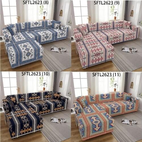 Geometric stripes Cushion cover Elastic sofa cover sofa covers Covers for armchairs Armchair cover For home Plaid sofa all sofas
