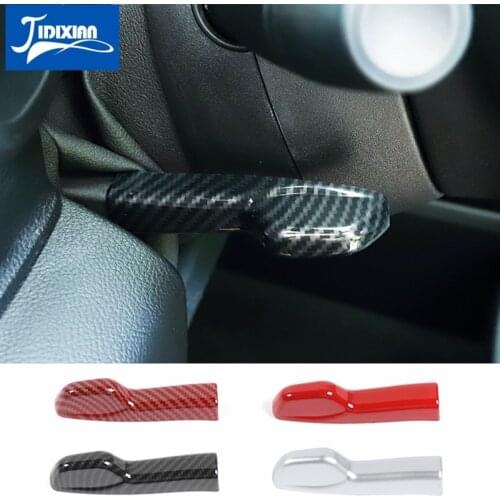 JIDIXIAN Car Steering Wheel Height Adjustment Decoration Cover Sickers for Dodge RAM 2018 2019 2020 2021 Interior Accessories