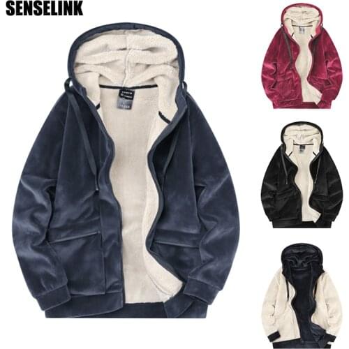 Men 2021 New Zipper Casual Fashion Hoodies Cotton Winter Jacket Men Autumn Fleece Warm Outerwear Coats Plus Size Jacket Men 8XL
