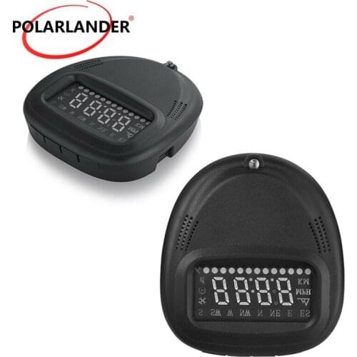 Best-selling A1 HUD Universal Car HUD A1 Head Up Display vVehicle System Speedometer KMH / MPH With Overspeed Alarm Auto GPS HUD