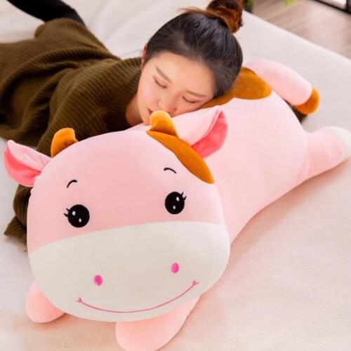 Cute Lovely Animal Cartoon Cow Stuffed Plush Doll Soft Pillow Toy Birthday Gift