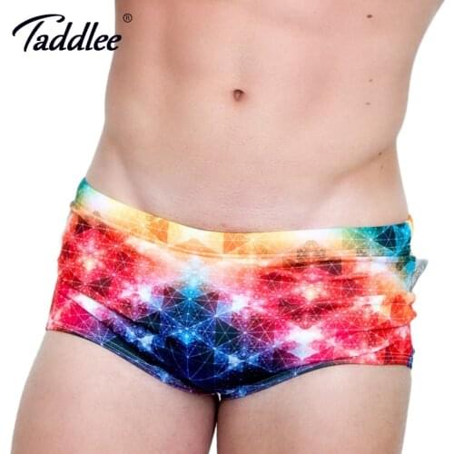 Taddlee Brand Sexy Mens Swimwear Swim Briefs Bikini Boxer Trunks Swimsuits Men Board Beach Surfing Shorts Quick Dry Gay Bathing