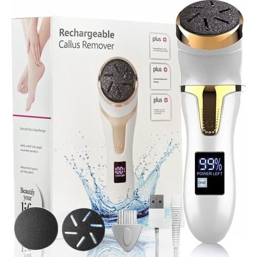 Electric Pedicure Tools Foot Care File Leg Heels Remove Hard Cracked Dead Skin Remover Feet Clean Care Machine LED display