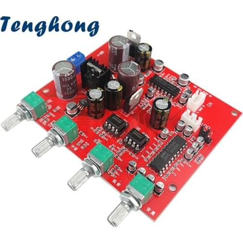 Tenghong TA7668 Tape Drive Deck Amplifier Board With JRC2150BBE Sound Effect + NE5532 Tone Board Treble Midrange Bass Adjustment