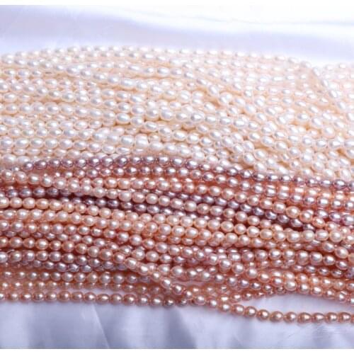 Freshwater Pearl Necklaces Round Shape with Perfect Luster Beads for DIY Fine Jewelry Loose Pearl Strands