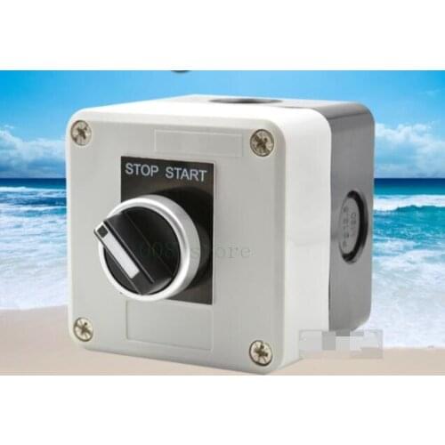 Gear self-locking knob control box LA38-22X industrial control switch a control button switch