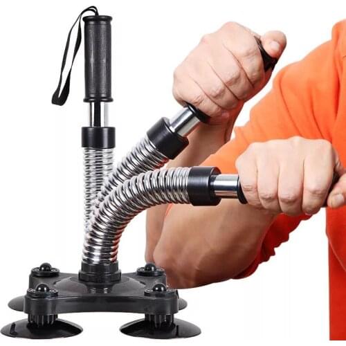 Power Strengthener Fitness Equipment Bodybuilding Arm Exercises Hand Gripper Wrestling Wrist Trainer Portable Spring Steel Gym
