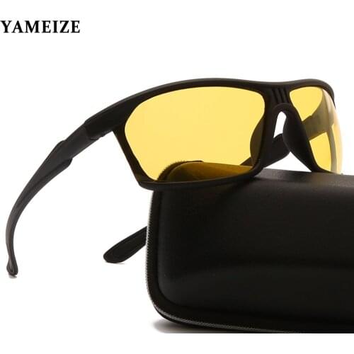 YAMEIZE Polarized Sunglasses Men Driving Anti-Glare Eyewear Outdoor Sports Sunglasses Glasses Fishing Shades Oculos De Sol
