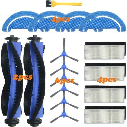 Robot Side Brush Hepa Filter Mop Cloth For Cecotec Conga Excellence 1090 Robot Vacuum Cleaner Parts Accessories Replacement Kit