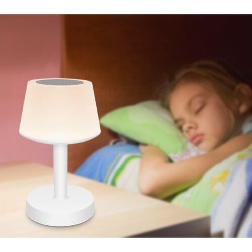Dimmable white color and RGB Colorful eye care led reading desk buletooth lamp lighting