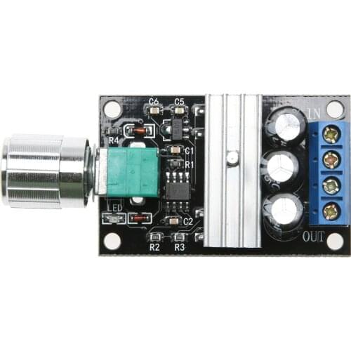 PWM DC 6V 12V 24V 28V 3A Motor Speed Control Switch Controller