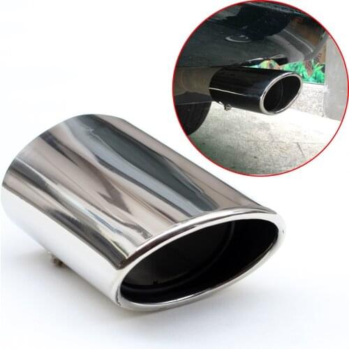 Stainless Steel Tail Exhaust Fit For Land Cruiser Prado 2010-2017 Accessories Muffler Rear End Pipe Tailpipe Cover Decoration