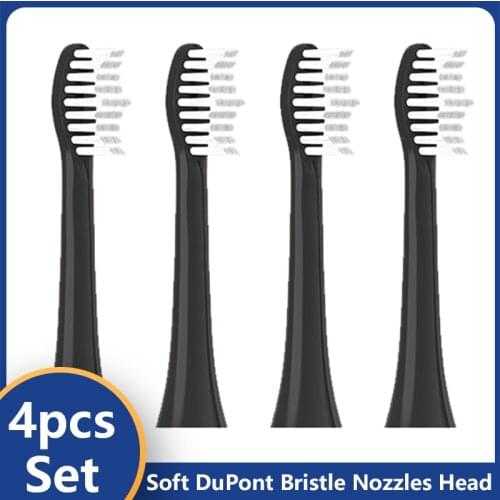 10Pcs Replacement for BAIR X1S/G1/G20 Smart Electric ToothBrush Black/Pink Replace Clean Whitening DuPont Heads Dental Brush