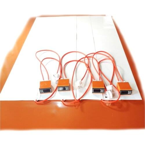 500*1400*1.5mm 220V 1200W White Silicone Heating Plate digital thermostat on wire 2000mm lead wire