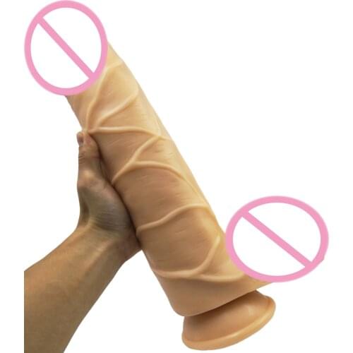 AMABOOM 38*8CM Long Dildo Giant Super Extra Huge Dildo Strong Suction Cup Big Dick Anal Butt Plug Large Dildos Sex Toy For Women