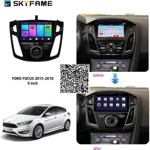 SKYFAME Car Accessories Radio Stereo For Ford Focus 2015/2016/2017/2018 Android Multimedia System DSP GPS Navigation Player