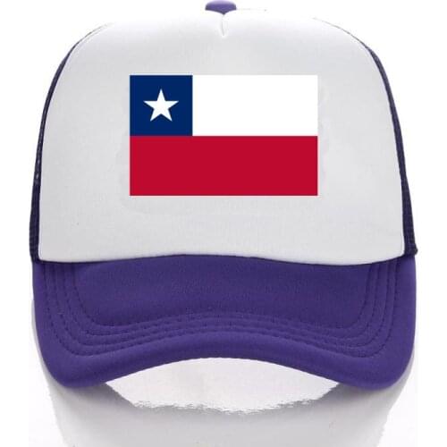 New Brand chile Flag Print Baseball Cap Women Men Snapback Mesh Hat Trucker Outdoor Sports SunShade Caps For Children Kids