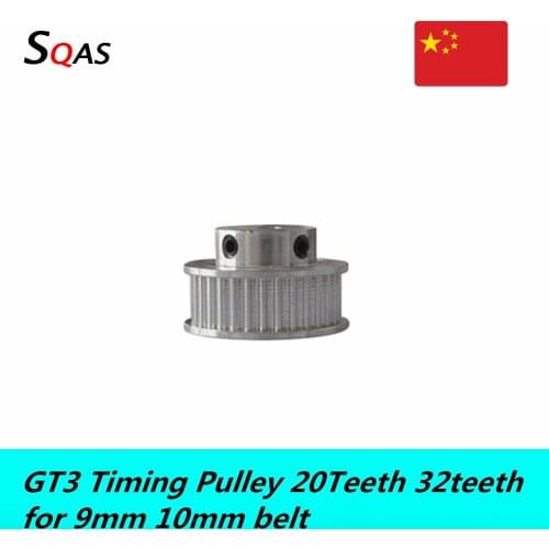 3D Printer Parts GT3 Timing Pulley 3GT Bore 5mm 6mm 6.35mm 8mm Synchronous Wheels Gear Part For Width 9mm 10mm timing belt
