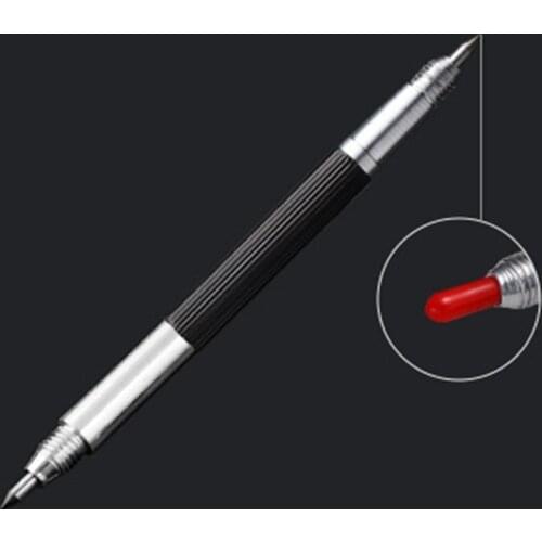 Alloy Double-headed Tip Scriber Pen Marking Engraving Tools Glass Ceramic Marker Tile Cutter Glass Bottle Cutter