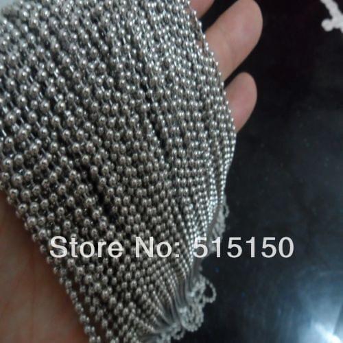 Wholesale 10 meters 4mm Fashion Hoesale Stainless Steel Jewelry Finding , Necklace/Bracelet Fittings