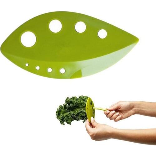 Plastic Loose Rosemary Thyme Cabbage Leaf Stripper For Kale Chard Herb Kitchen Gadgets Vegetable Tools