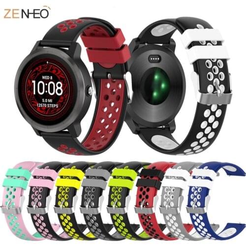 20mm Wrist Strap For Garmin Venu /Vivoactive 3 Silicone Band Replacement Watch Strap For Garmin Forerunner 245 645