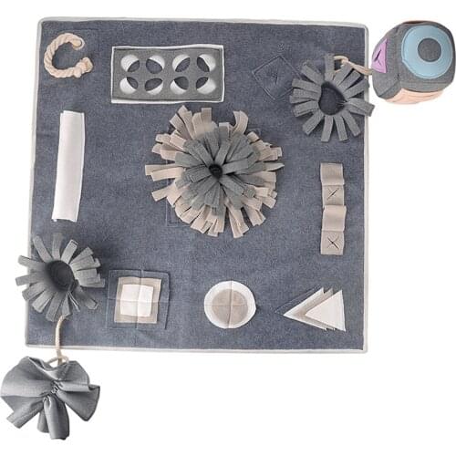 Pet Snuffle Mat Anti Slip Dog Slow Feeder Pad Big Pet Foraging Training Mat Pet Nose Work Blanket Sniffing Mat