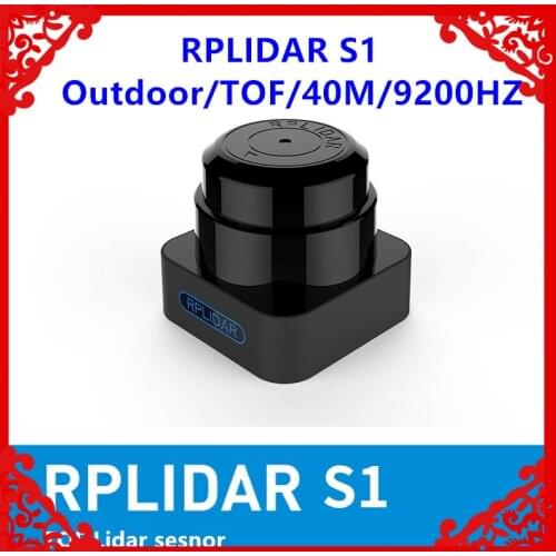 Outdoor 360 Degree RPLIDAR S1 TOF 40 meters lidar sensor scanner for obstacle avoidance and navigation Touch screen interaction