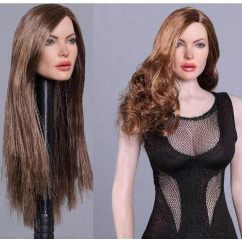 1/6 GACTOYS GC031A Female Head Sculpt Carving Model For 12inch Figure Body