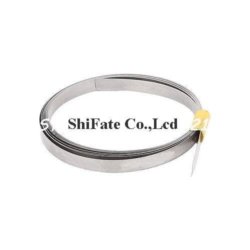 2M 6.6Ft 0.1/0.15/0.2x 0.5mm/0.8mm/1mm/1.5mm/2mm/3mm/4mm/5mm/6mm/8mm/10mm/12mm Nichrome Flat Heater Wire for Heating Elements