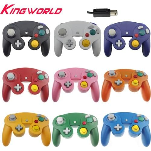 50pcs Wired Game Controller Gamepad Joystick With One Button for G-ameC-ube N-G-C