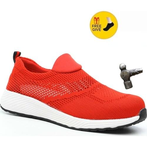 Brand Summer Lightweight Steel Toecap Men Women Work & Safety Boots Breathable Male Female Shoes Zapatos De Seguridad Hombre