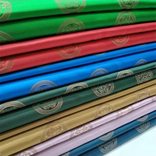 CF598 14Colors Chinese Style Silk Brocade Jacquard Fabric Chinese Wedding Couples' Clothes Cushion Pillow Handbag DIY Materials