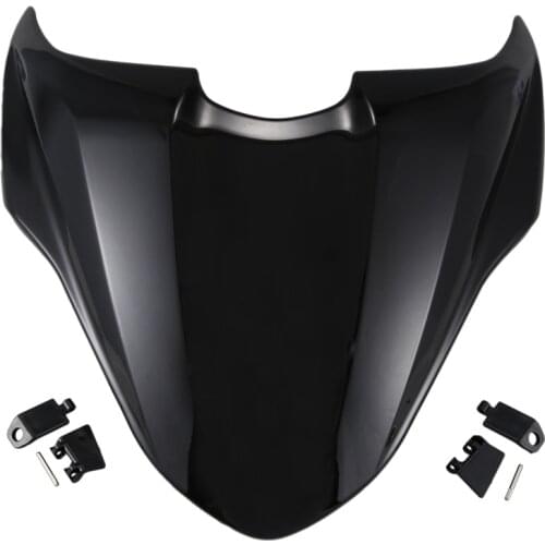 Motorcycle Rear Passenger Pillion Seat Cover Hard Seat Cowl Hump for Ducati Monster 821 2014 2015 2016 2017 Black