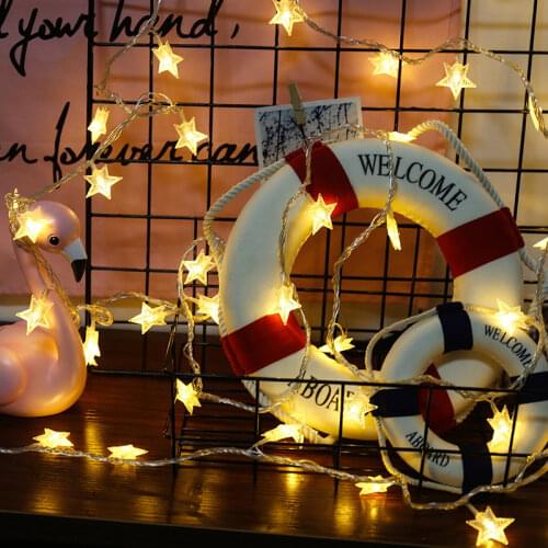 Chkok Star Light String LED Light Christmas Small Lantern String Light Outdoor Holiday Party Decoration Room Fairy Light String
