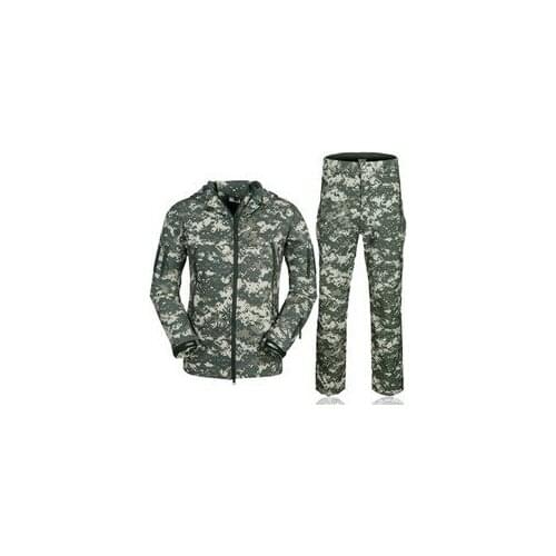 Mens Jackets Jackets tad sharkskin suit coat jacket waterproof windproof men military uniform jacket and pants