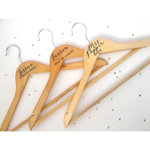 Personalized Wedding Hanger, Custom Bride Hanger,Customized Wedding Dress Hanger, Bridesmaid Hanger, Bridal, Wedding Date, Hang