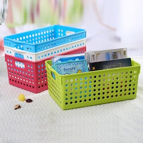 Receive the basket of the desktop storage basket case basket box plastic Arrangement Collecting basket Free shipping