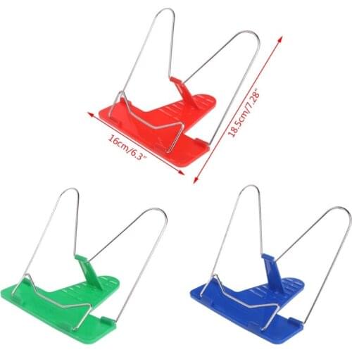 Adjustable Angle Metal Book Stand Fordable Portable Document Book-Reading Holder Jy20 19 Dropship