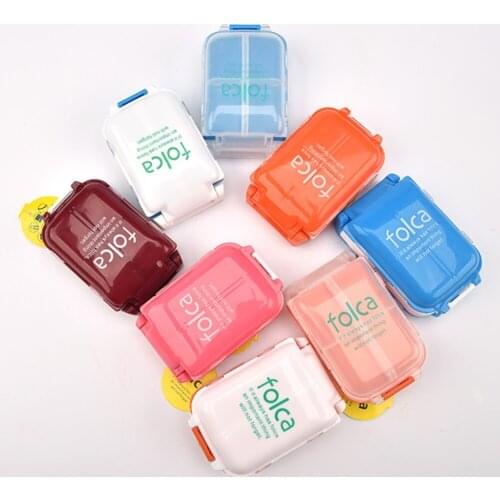 Multi-function Fishing Accessories Storage Box Random Color Hard Plastic Fishing Gear Storage Box Bait Accessories Box Benchmark